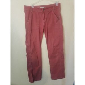 Women's prana size 6 pink Salmon Hiking jeans organic cotton
